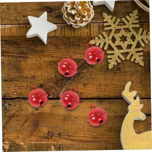 ABOOFAN 100pcs Christmas Bells DIY Decorations