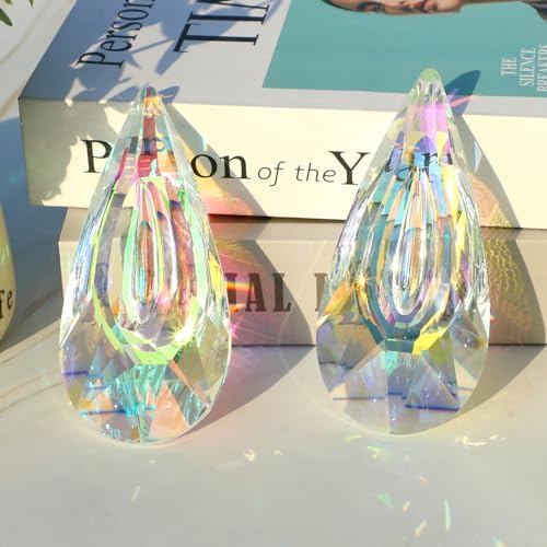 2 Pack 120mm Crystal Suncatcher Rainbow Maker