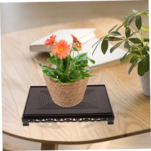 MERRYHAPY Flower Pot Stand with Base Bracket