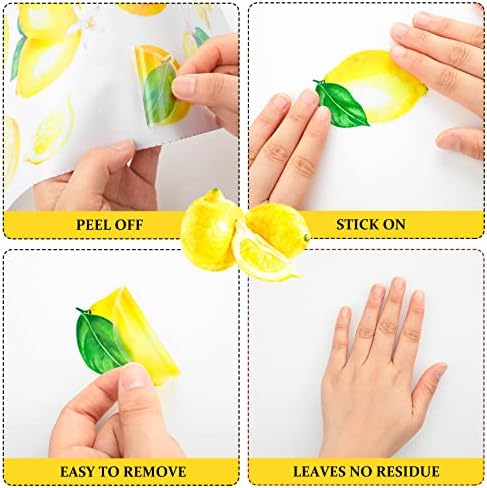 Epakh 41 Piece Lemon Wall Stickers Peel and Stick Decor
