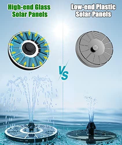 SZMP Solar Fountain with 100 Glass Panel and 7 Nozzles