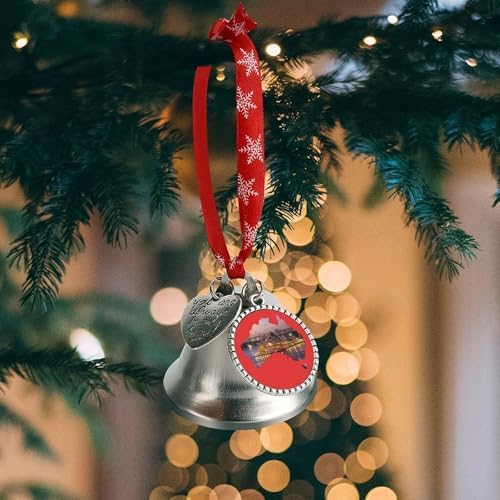 Sydney Opera House Australia Map Bell Pendant Xmas Tree Ornament