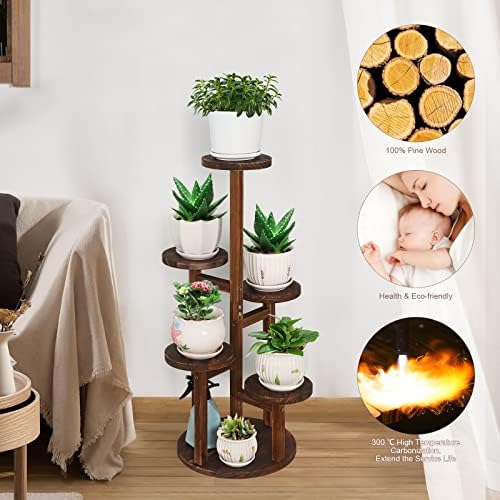 Jotboom 5 Tier Plant Stand for Indoor and Outdoor Use