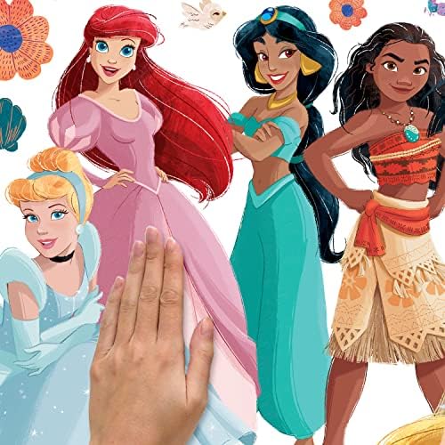 RoomMates RMK5330GM Disney Princess Flowers and Friends Giant Peel and Stick Wall Decals