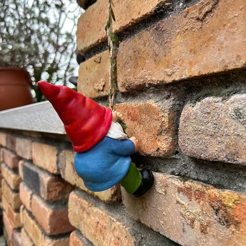 Hanging Gnome Statue for Garden and Home Decor