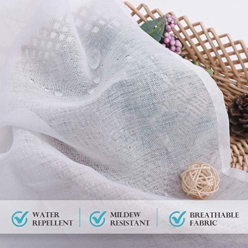 RYB HOME 2 Panels Pergola Curtains