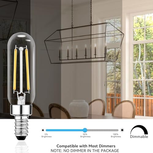 TJOY E12 Dimmable LED Candle Bulb 12 Packs