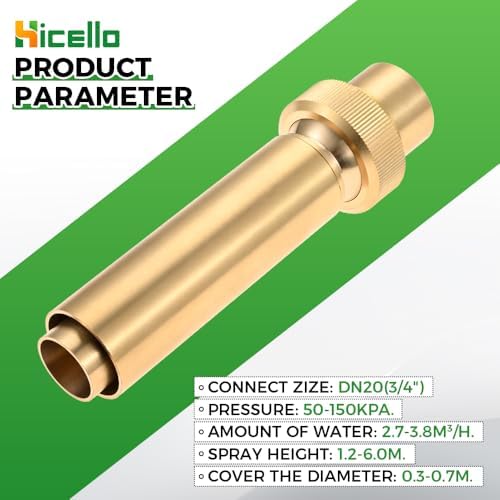 Brass Adjustable Jade Column Nozzle for Fountains
