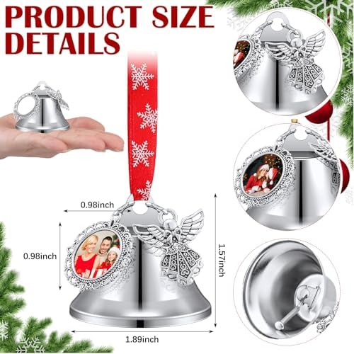 Syhood 16 Pcs Christmas Bell Ornament