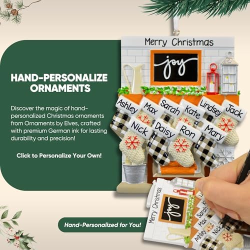 Personalized 2nd Christmas Boy Ornament 2024 with Name