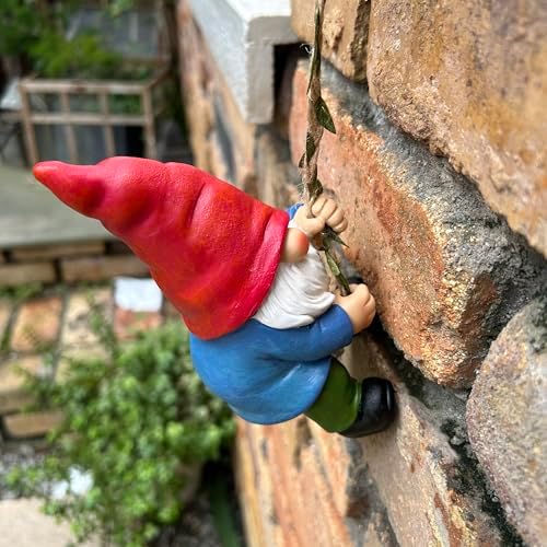 Hanging Gnome Statue for Garden and Home Decor