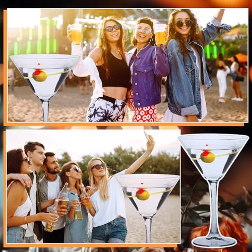 Leinuosen 5ft Martini Glass Stand Up Cardboard Cutout