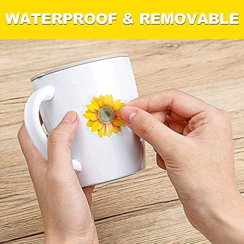 39 Pcs 3D Sunflowers and Butterfly Wall Decals