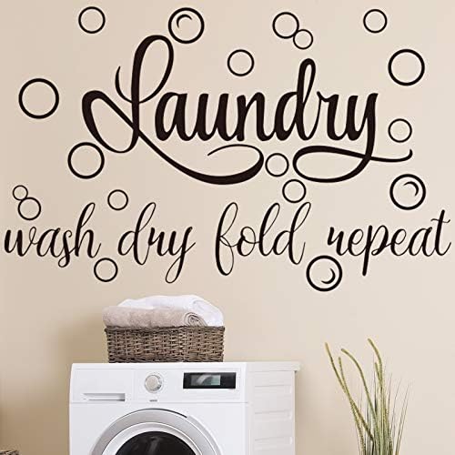 Zonon Laundry Room Decor Wall Sign Decals
