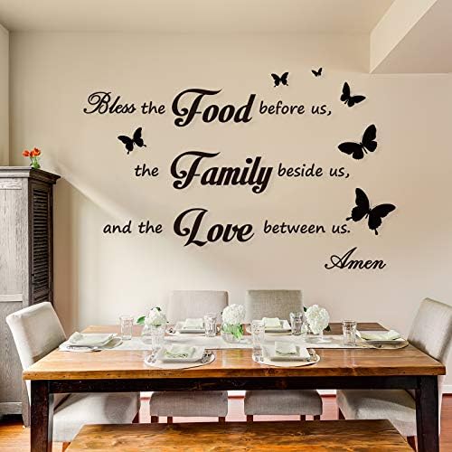 Kitchen Wall Stickers Family Blessing Decor 2 Sheets