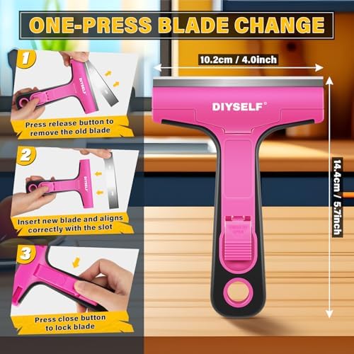 DIYSELF 1 Pack Razor Blade Scraper Tool