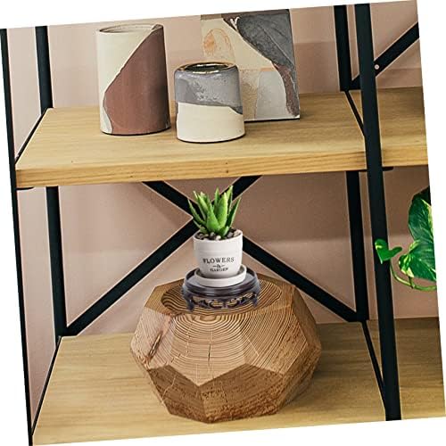 5Pcs Antique Style Round Flowerpot Base Stand for Elevated Planter Display