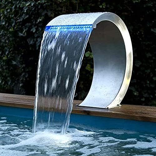 Stainless Steel Pool Fountain with Elegant Design
