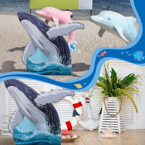 33 ft Great North VBS Whale Cardboard Cutout