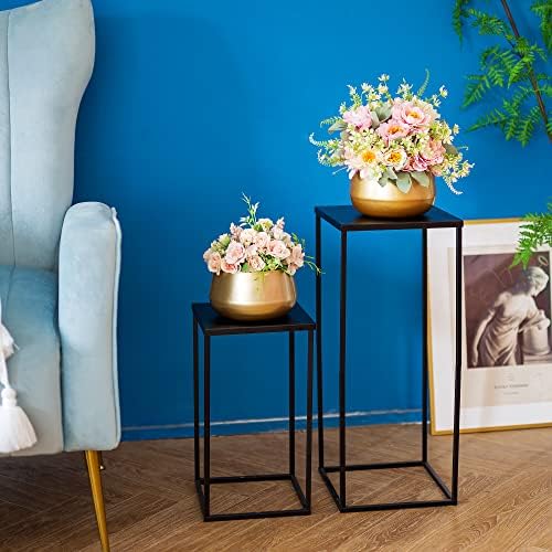 Inweder Black and Gold Plant Stand for Wedding Centerpieces