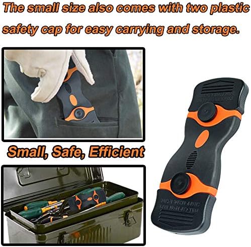 3 Pack Double Edge Razor Blade Scraper Set with 20 Replacement Blades