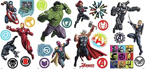 RoomMates Marvel Classic Avengers Wall Decals RMK4289SCS