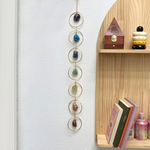 Healing Crystal Energy Wind Chime with 7 Colors