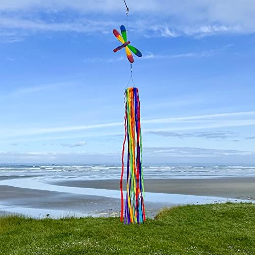 In the Breeze 5193 Dragonfly Windsock Suncatcher