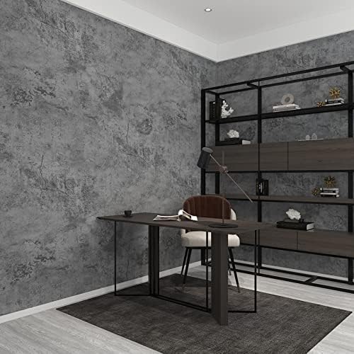 16x354 Inch Grey Blue Concrete Wall Sticker Vinyl