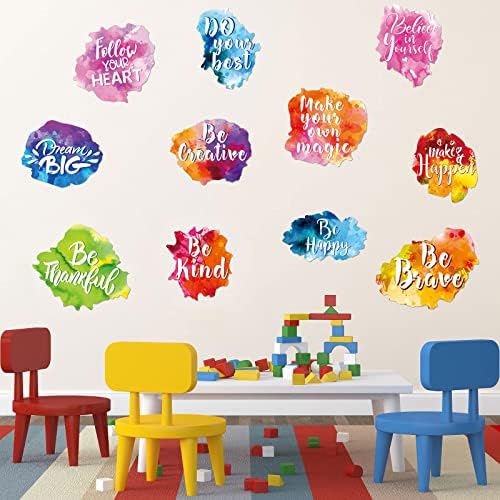 Zonon 6 Piece Classroom Wall Decal Inspirational Quotes
