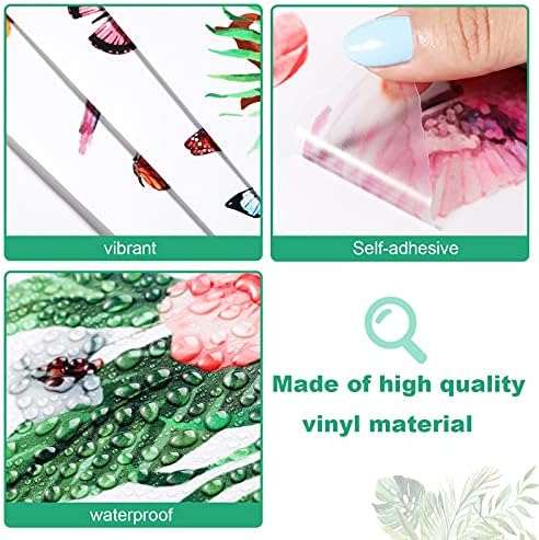 Zonon Colorful Hummingbird Wall Decals Peel and Stick