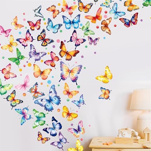 230 PCS Large Butterfly Wall Decals - Unique Design