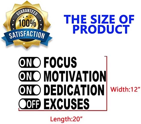 SEATUNE Motivational Wall Decals 20x12 Inches