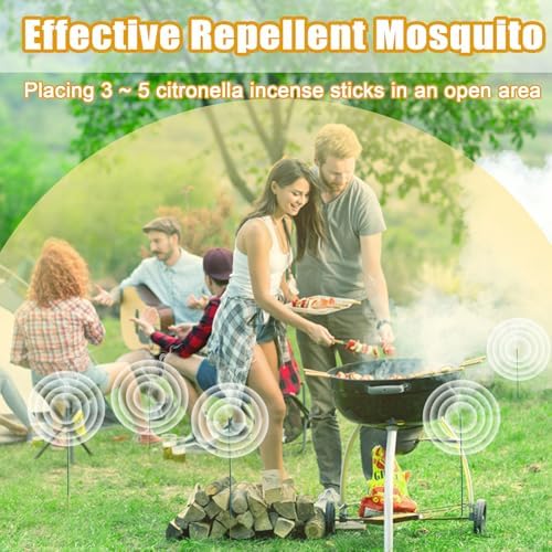 60 Pcs Natural Mosquito Repellent Incense Sticks