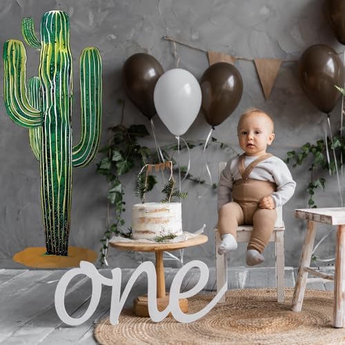 2 Pcs 6 Feet Jointed Cactus Wall Sticker