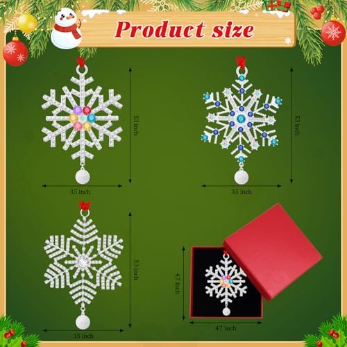 2024 Christmas Crystals Hanging Ornament Set