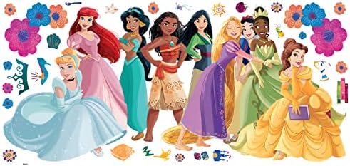 RoomMates RMK5330GM Disney Princess Flowers and Friends Giant Peel and Stick Wall Decals
