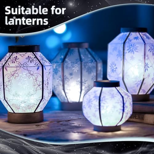 LIHAO 24 LED Battery Operated White Party Light Bulbs