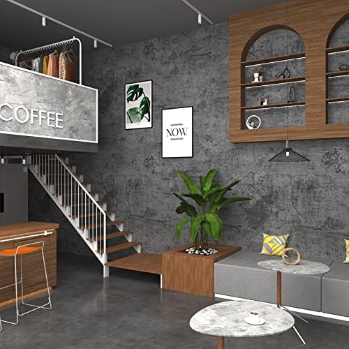 16x354 Inch Grey Blue Concrete Wall Sticker Vinyl