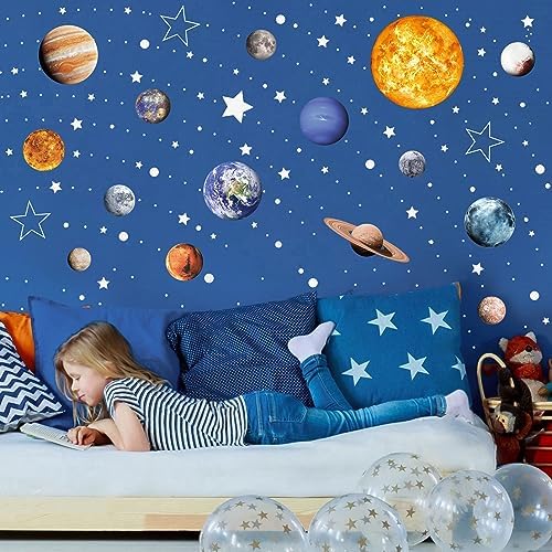 Glow in the Dark Stars Wall Decals 780 PCS for Kids Room