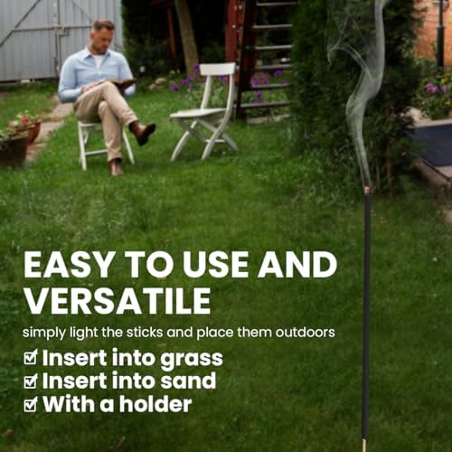 120 Pack Mosquito Repellent Sticks Deet Free Natural Citronella