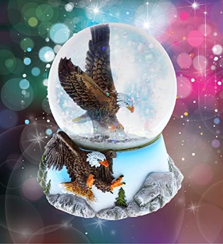 CoTa Global Eagle Snow Globe - Sparkly Decor Figurine