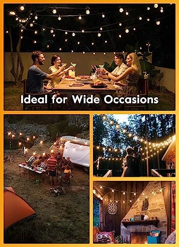 Brightown G40 LED Replacement Bulbs 1W 25 Pack Warm White