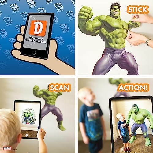 Wall Palz Marvel Hulk AR Wall Decal 29 Inch