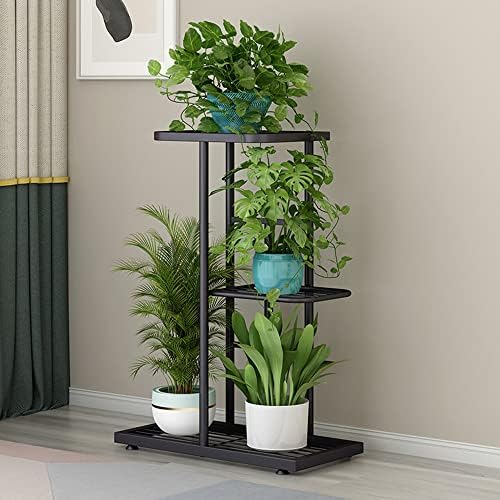 3 Tier Metal Plant Stand for Indoor Outdoor Use 1