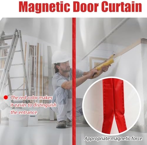 Preboun 3 Piece Magnetic Dust Barrier Door Kit