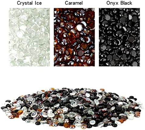 Skyflame 10-Pound Fire Glass Beads for Fire Pit Fireplace Landscaping