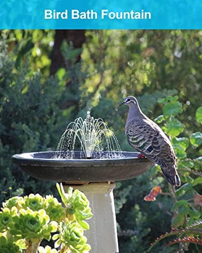 Biling Solar Fountain Kit for Bird Bath and Pond