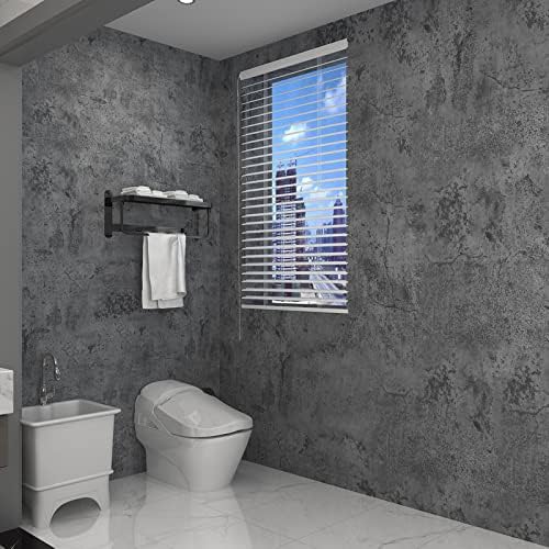 16x354 Inch Grey Blue Concrete Wall Sticker Vinyl