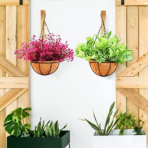 FGSAEOR Wall Plant Hanger Hooks 8 Inch 2 Pack